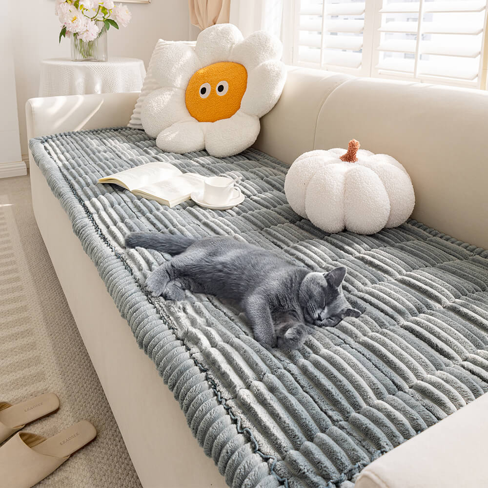 PETLOFT MAT – Soft Flannel Pet Mat for Sofa and Bed Comfort