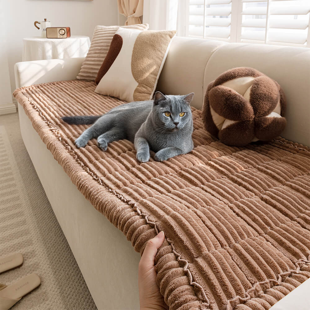 PETLOFT MAT – Soft Flannel Pet Mat for Sofa and Bed Comfort