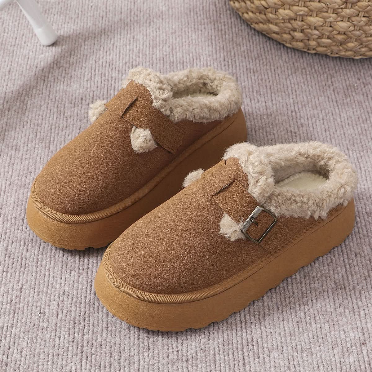 PLUSHORIA – Cozy Plush House Slippers for Women
