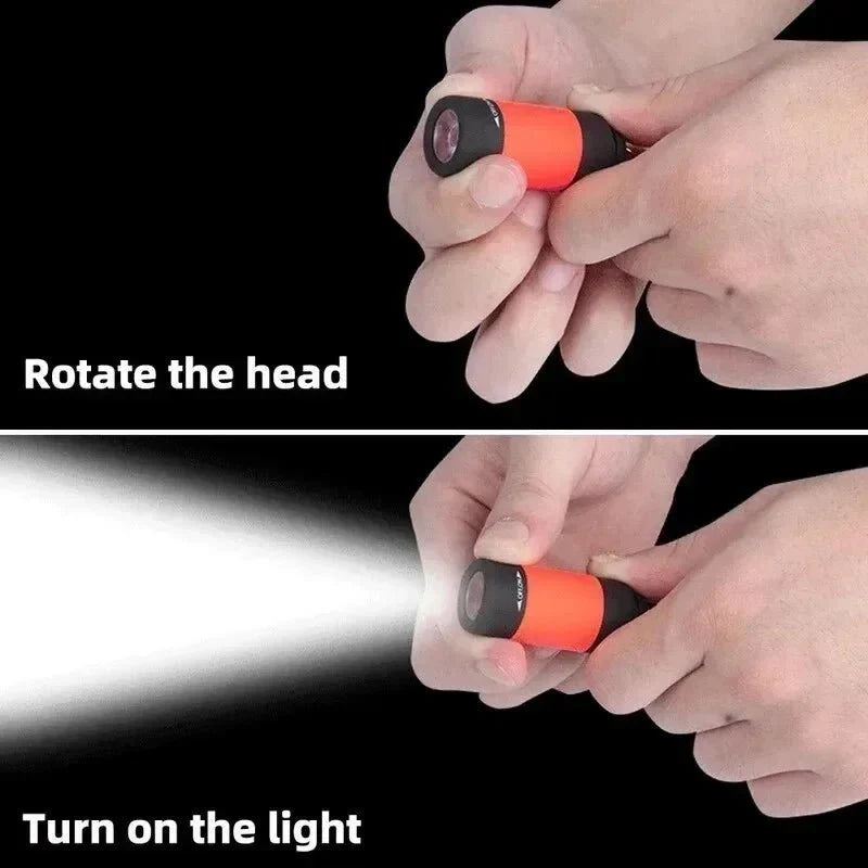 POCKETLUX – Compact USB Rechargeable Waterproof Micro LED Flashlight