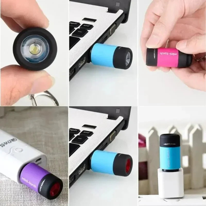 POCKETLUX – Compact USB Rechargeable Waterproof Micro LED Flashlight