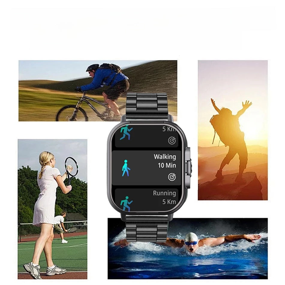 Next-Gen Smartwatch with Built-In Earphones – Call, Track, Play, Monitor in One