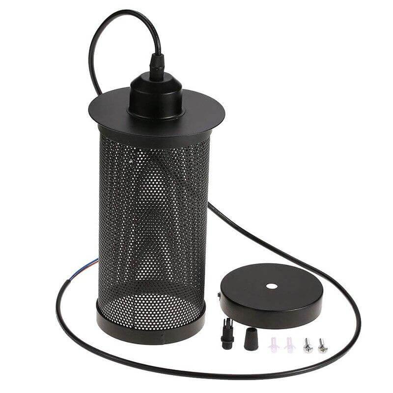 Nordic Loft Style Iron Cage Vintage Lamp
