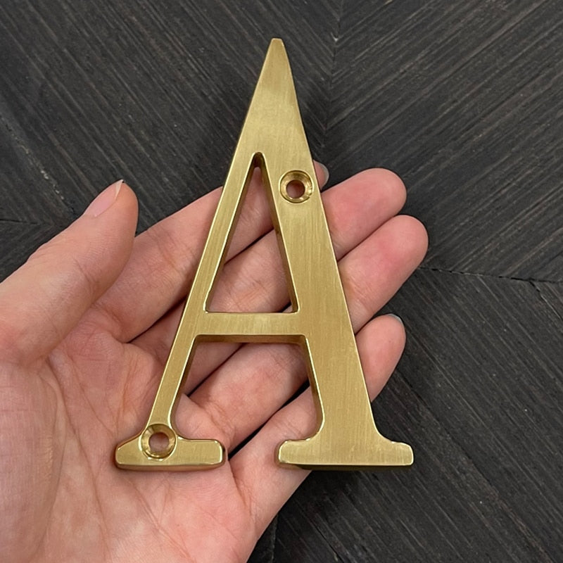 Gillian Gold House Numbers