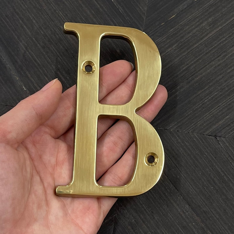 Gillian Gold House Numbers