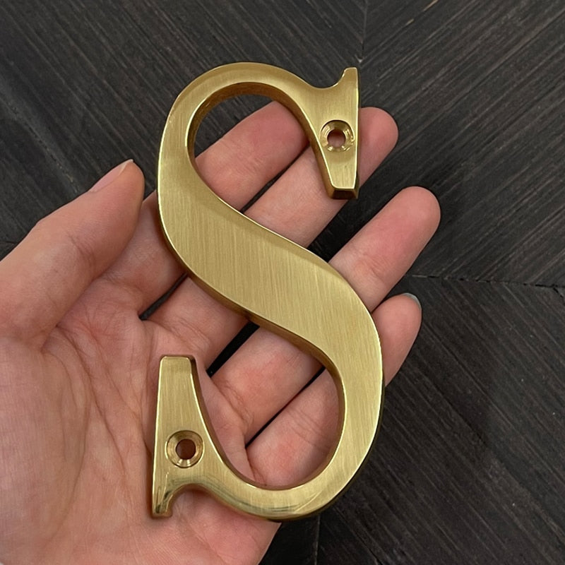 Gillian Gold House Numbers