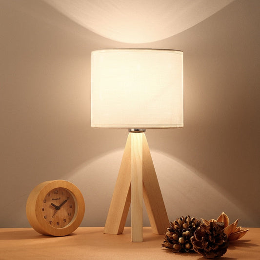 Wood Table Lamp