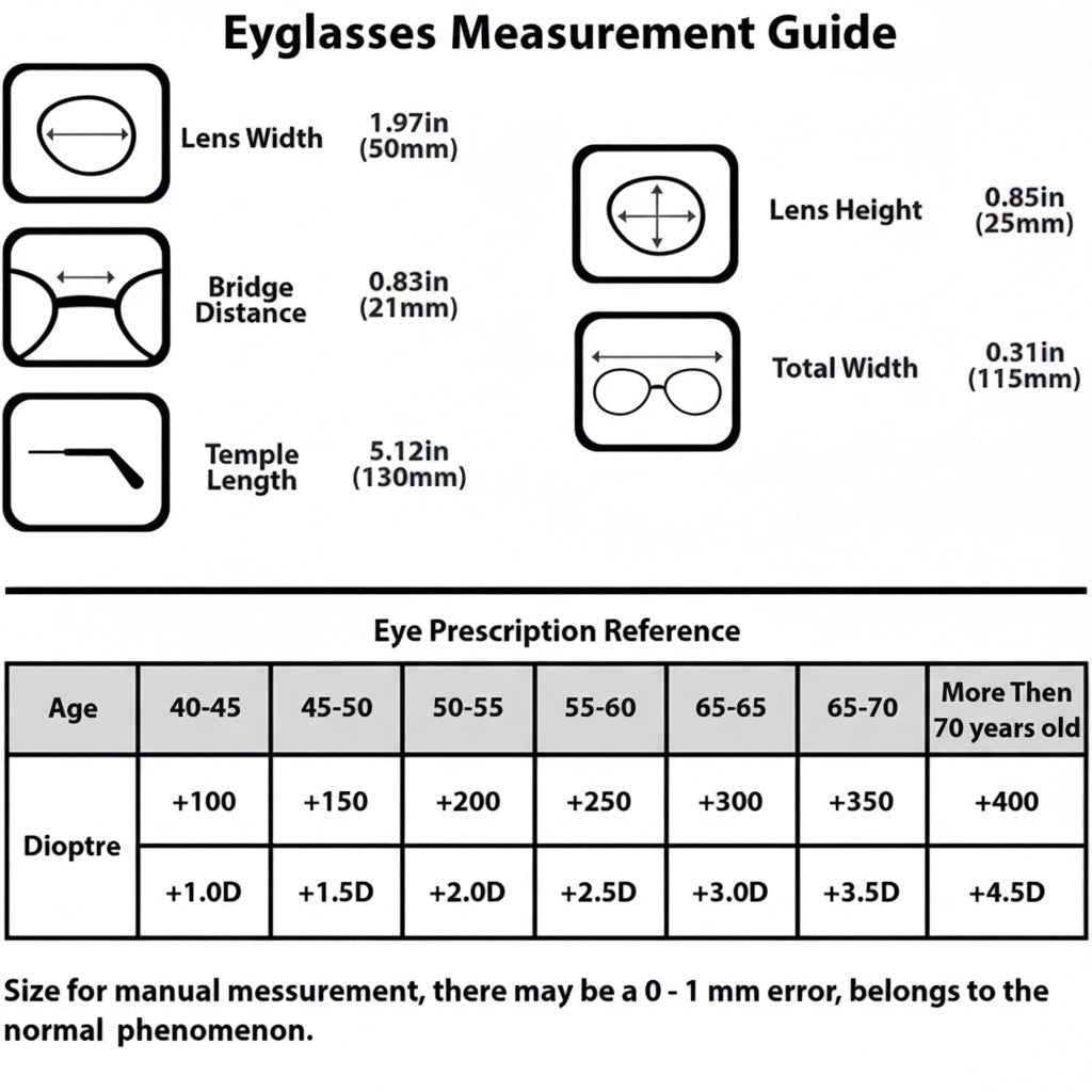 PUREFOCUS – Foldable Reading Glasses with High Clarity Lenses