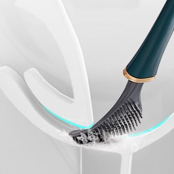 PureScrub – Hygienic Silicone Toilet Brush with Holder