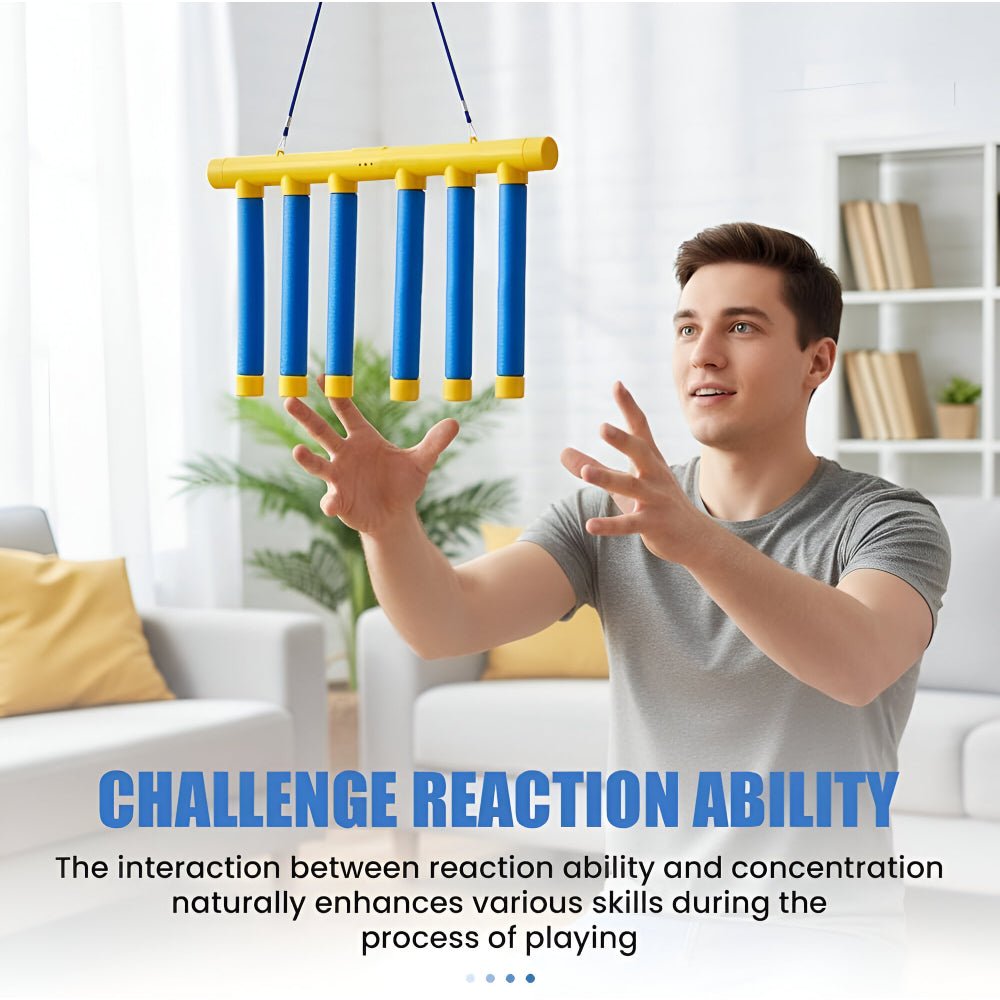 QUICKDROP – Kids Reflex Game Reaction Trainer with Falling Stick Challenge