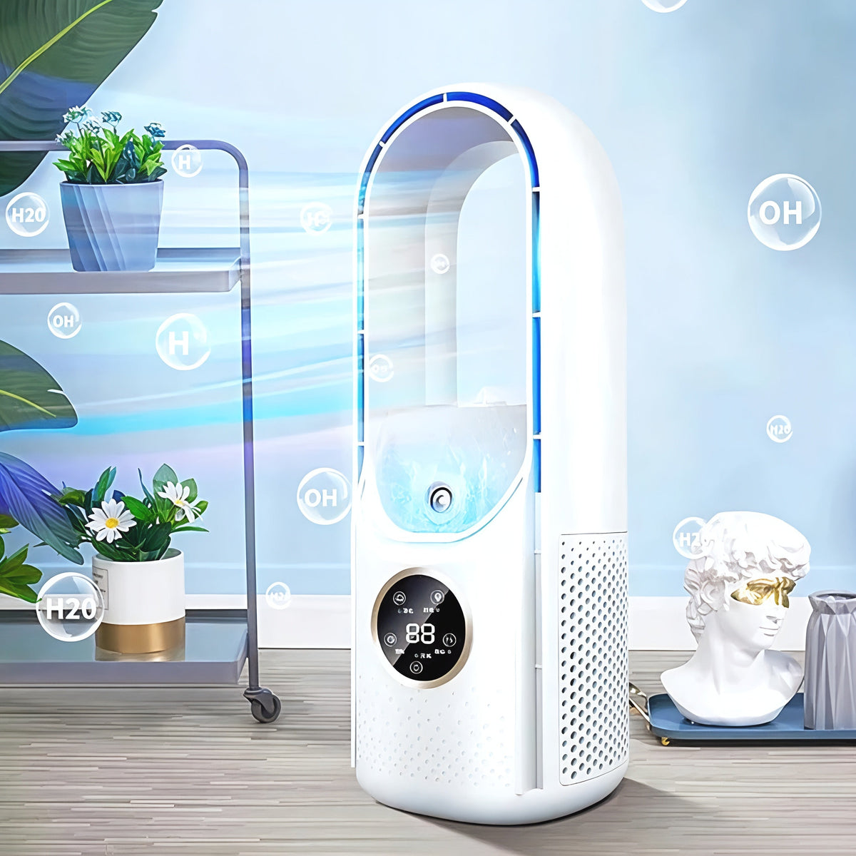 Air Cooler Bladeless Portable Quiet Fan Unit