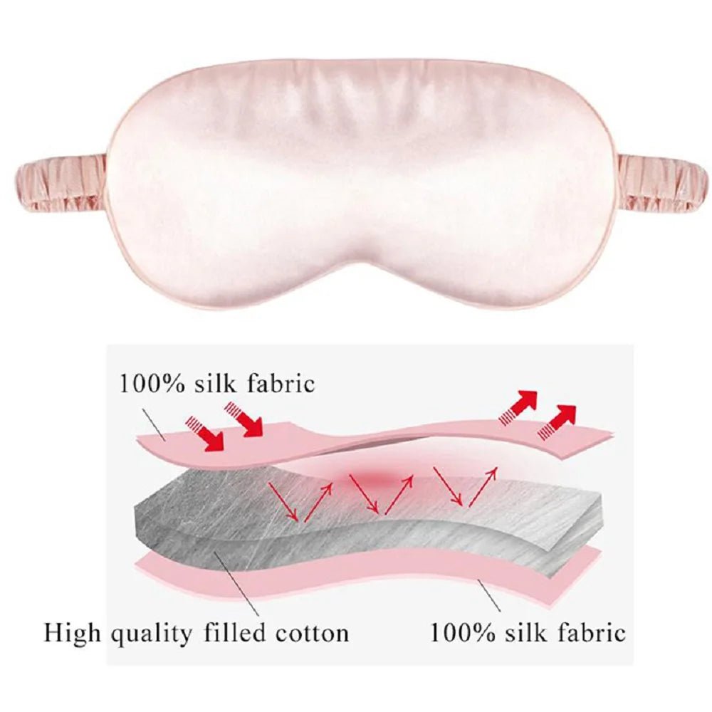 QUIETSHADE – Lightweight Silk-Feel Sleep Mask for Restful Darkness