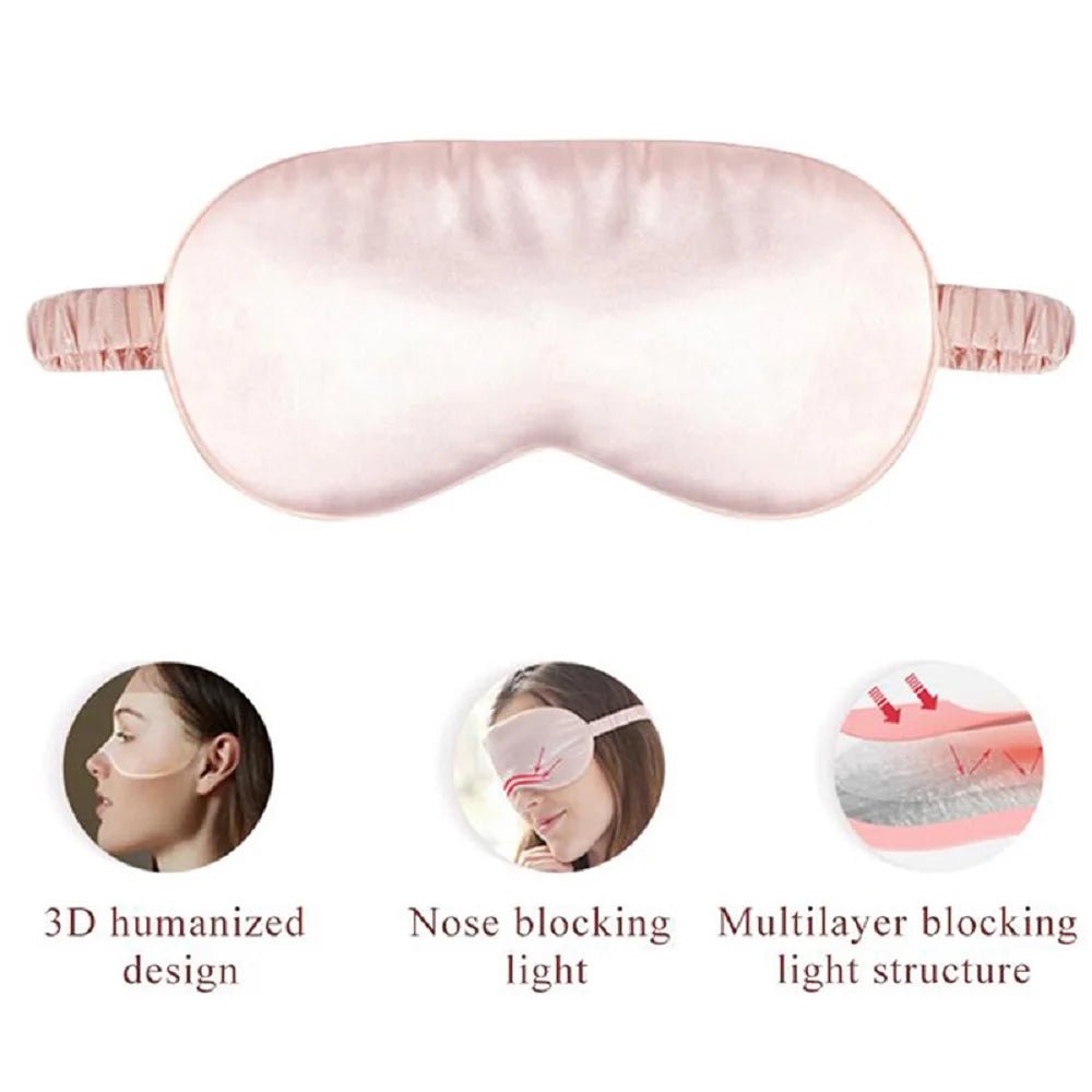 QUIETSHADE – Lightweight Silk-Feel Sleep Mask for Restful Darkness