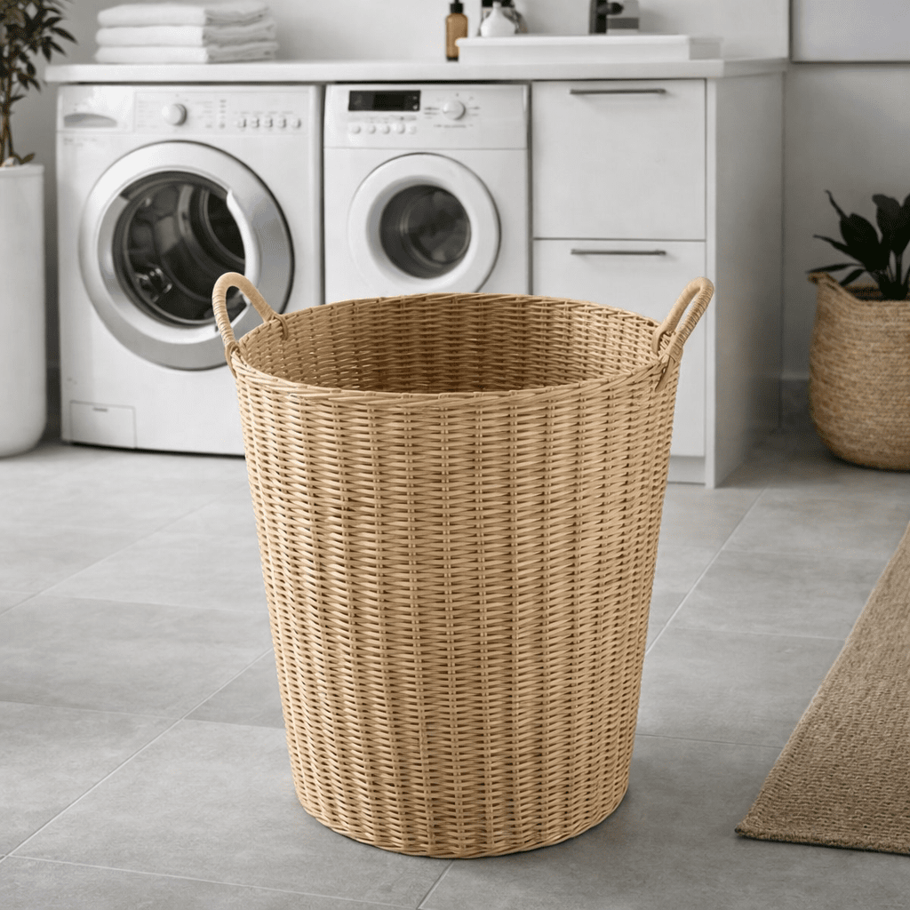 BASKELY – Foldable Rattan-Style Storage for Tidy Homes