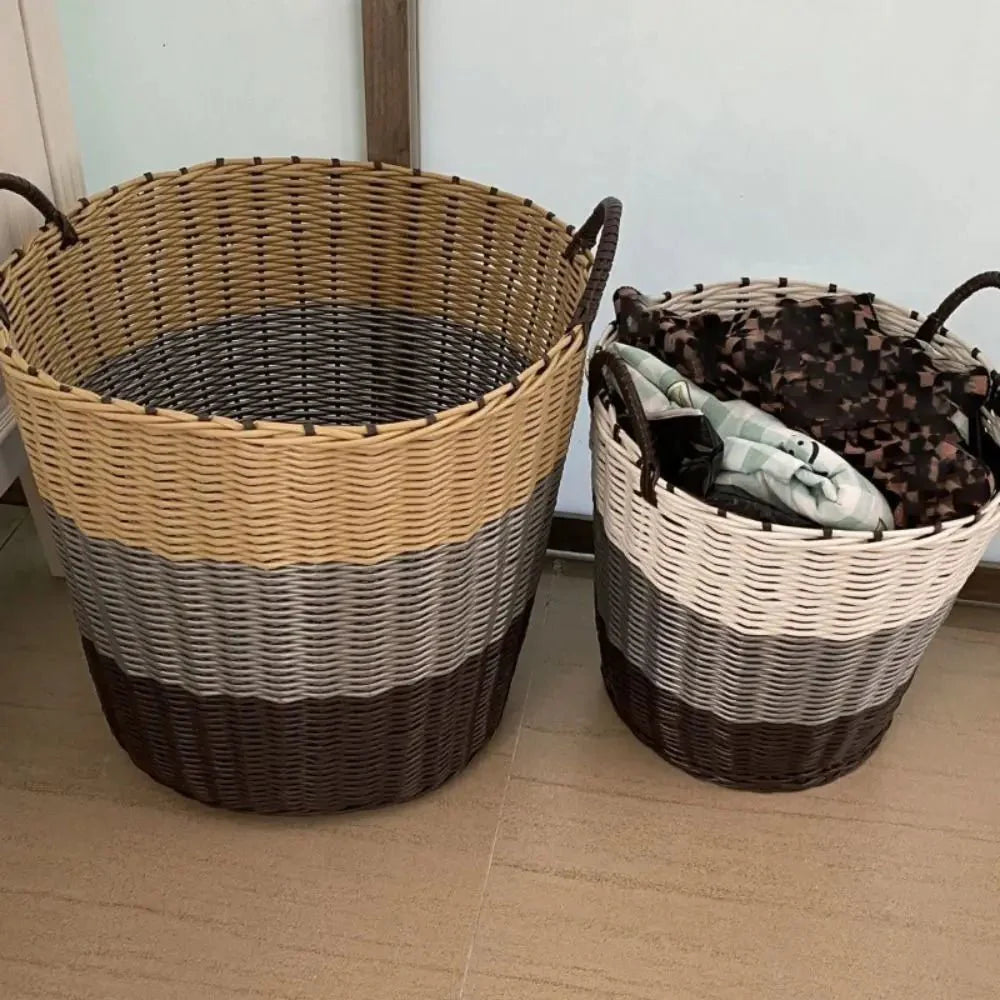 BASKELY – Foldable Rattan-Style Storage for Tidy Homes
