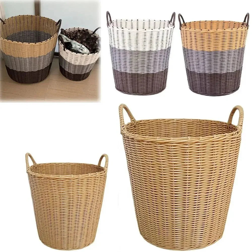 BASKELY – Foldable Rattan-Style Storage for Tidy Homes