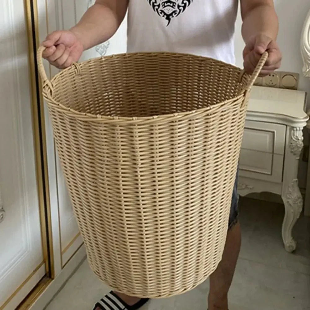 BASKELY – Foldable Rattan-Style Storage for Tidy Homes