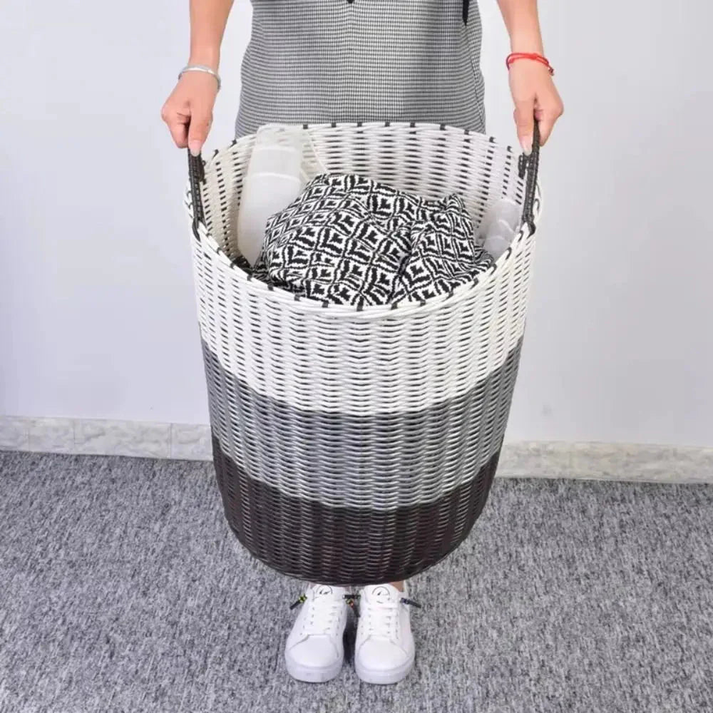 BASKELY – Foldable Rattan-Style Storage for Tidy Homes