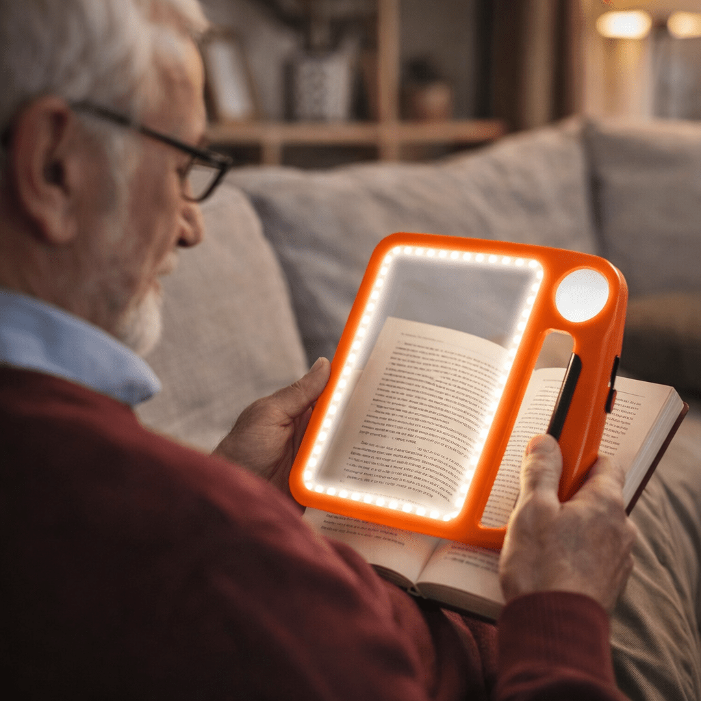 READMASTER – Rechargeable Handheld Reading Magnifier with 5X & 10X Zoom