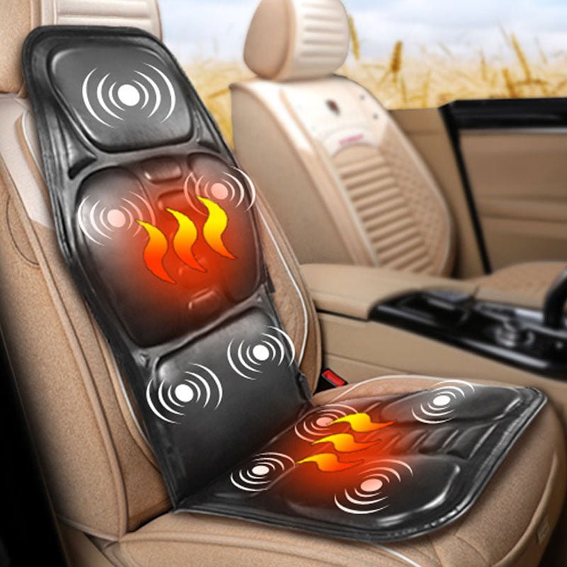 Relaxcushion Electric Back Massager – Vibrating Massage Cushion with Heat Function – Ergonomic Design for Home, Office, Travel Use