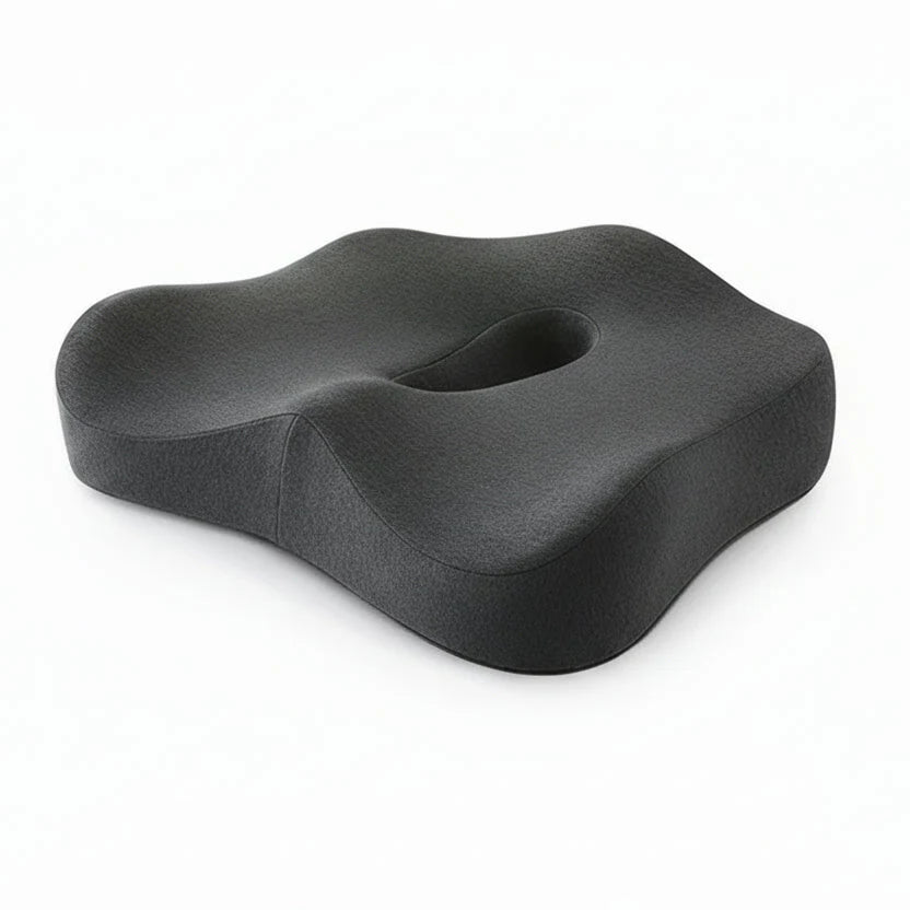 RELIEVIA – Orthopedic Seat Cushion with Bamboo Charcoal for Long Sitting Comfort