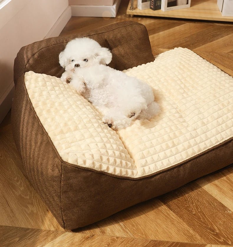RESTOPA – Thickened Large Washable Pet Bed with Secure Non-Slip Bottom
