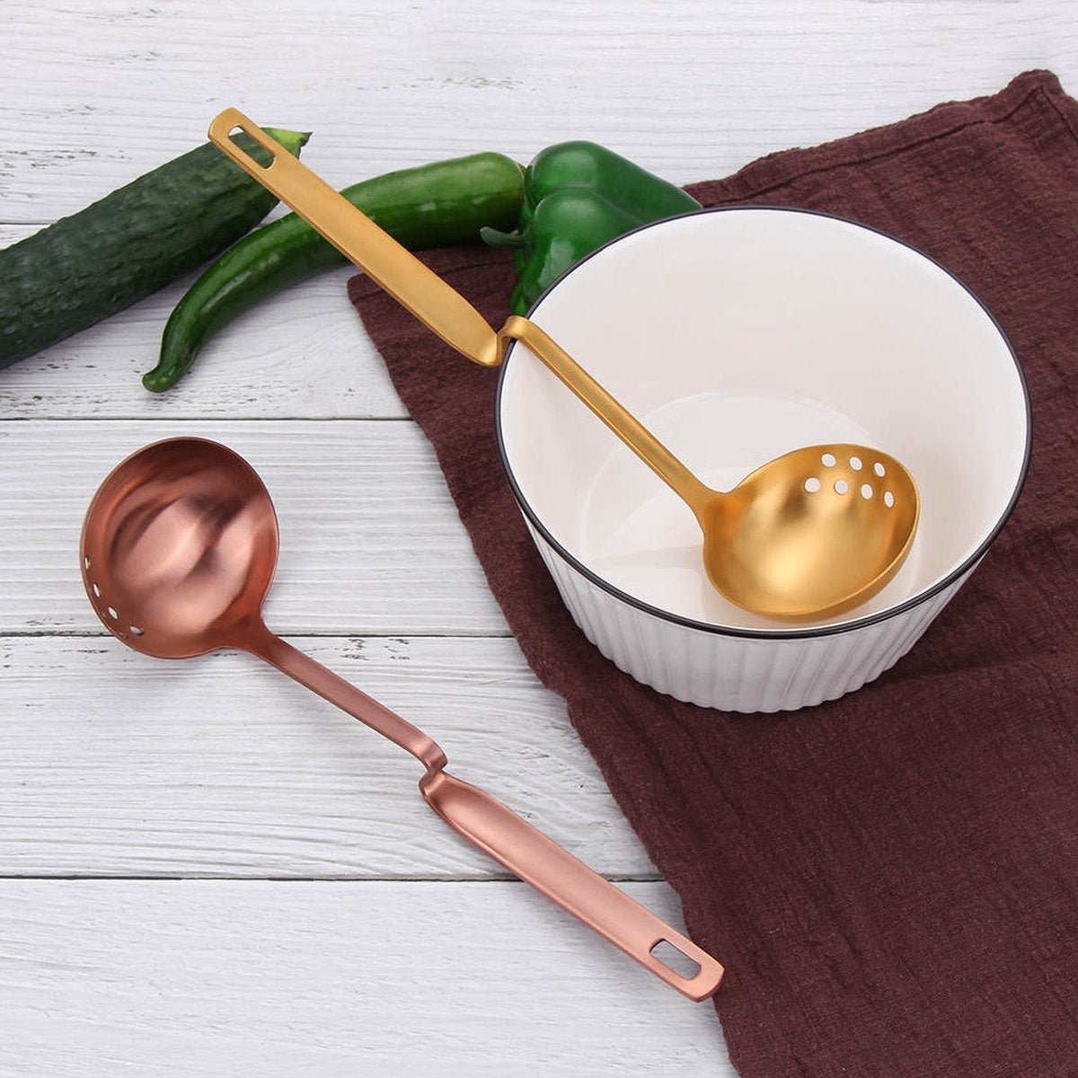 SERVEMATE – Unique Stainless Steel Soup Ladle for Everyday Kitchen Use