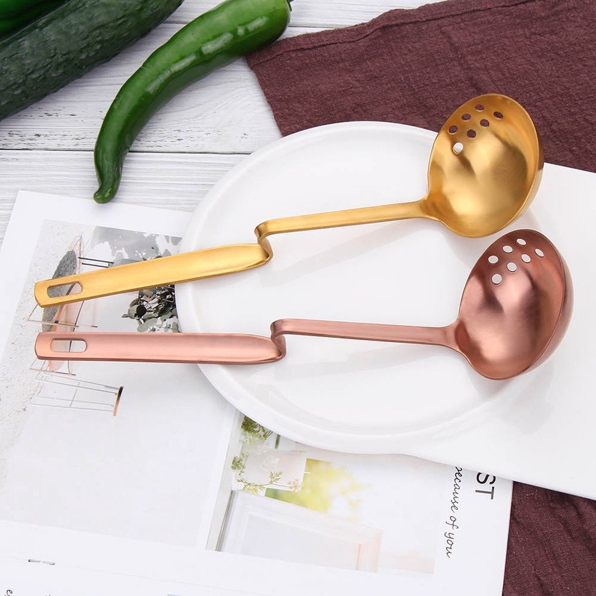 SERVEMATE – Unique Stainless Steel Soup Ladle for Everyday Kitchen Use