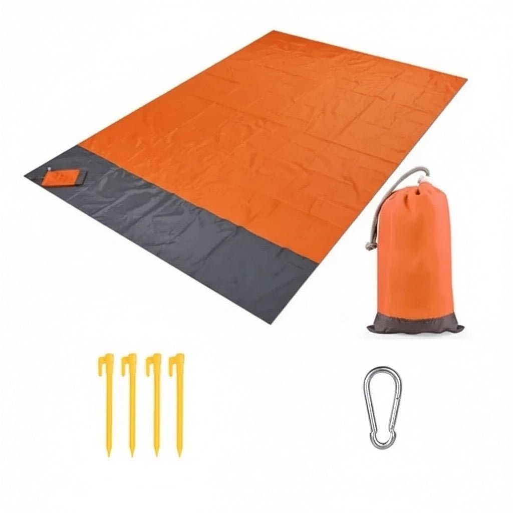 SHOREMAX – Extra Large Waterproof Beach Blanket for 5–7 People Outdoor Relaxation