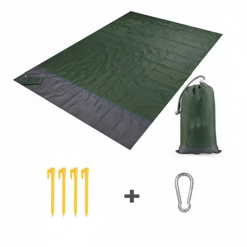 SHOREMAX – Extra Large Waterproof Beach Blanket for 5–7 People Outdoor Relaxation