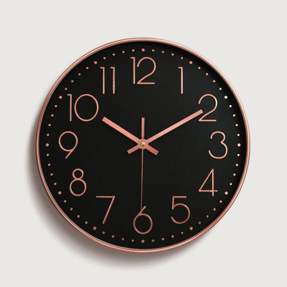 SILENTICK – 12-Inch Silent Non-Ticking Wall Clock for Modern Decor