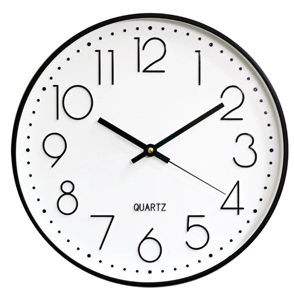 SILENTICK – 12-Inch Silent Non-Ticking Wall Clock for Modern Decor