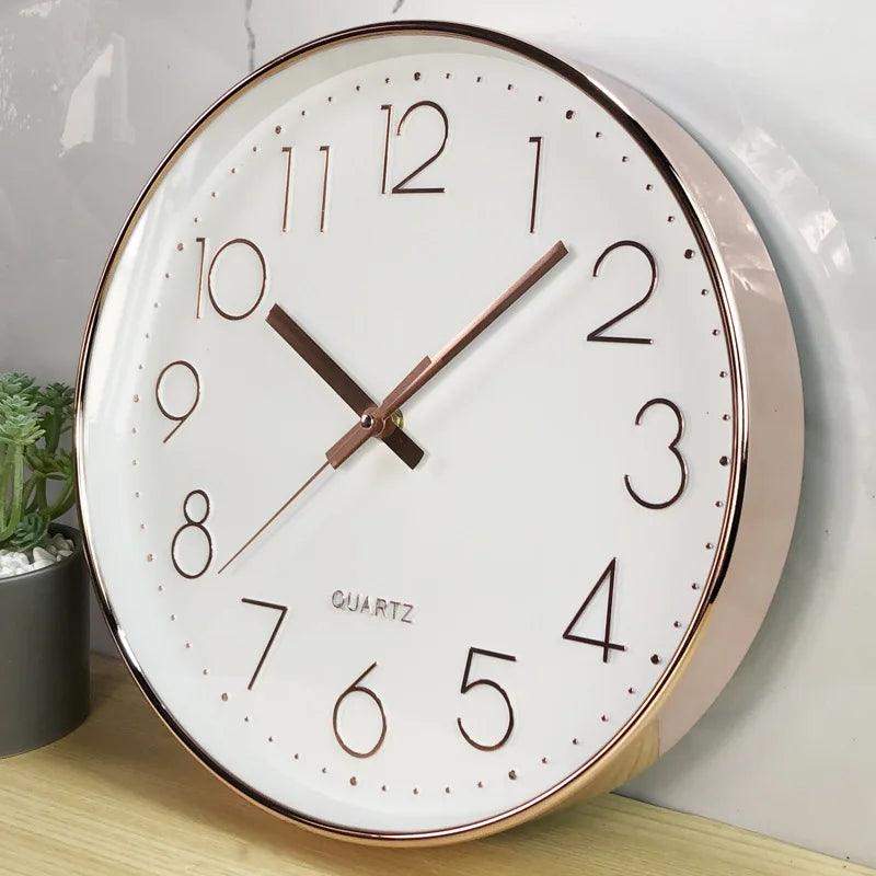 SILENTICK – 12-Inch Silent Non-Ticking Wall Clock for Modern Decor