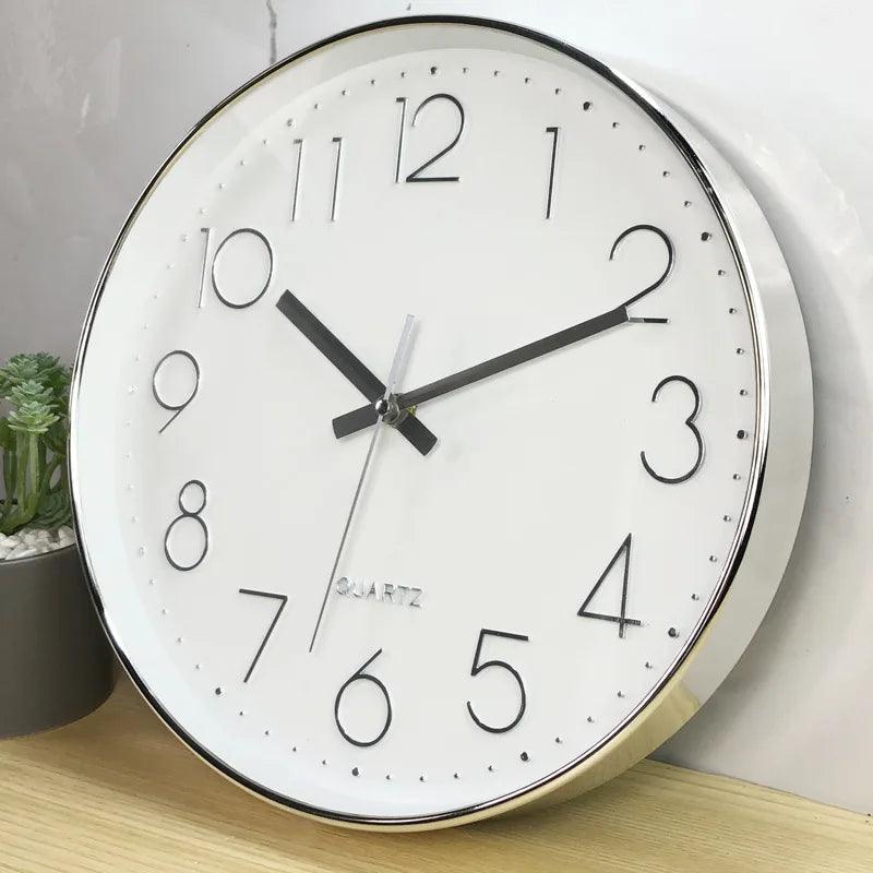 SILENTICK – 12-Inch Silent Non-Ticking Wall Clock for Modern Decor