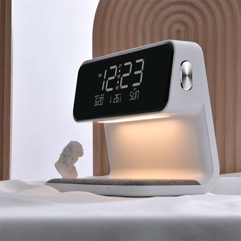 SleekStation – Clutter-Free Nightstand Solution with Touch Lamp