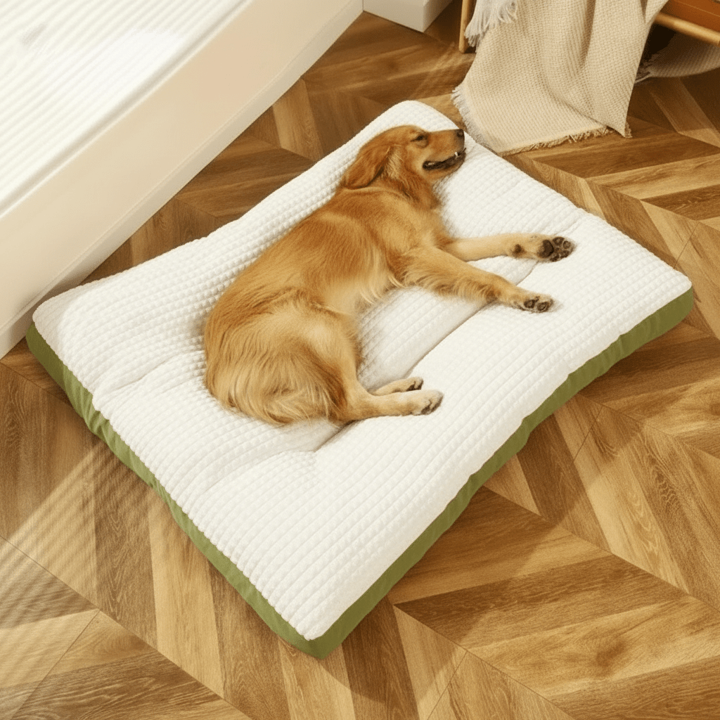 SLEEPDEN – Premium Dog Bed with Supportive Foam & Soft Cotton Cover