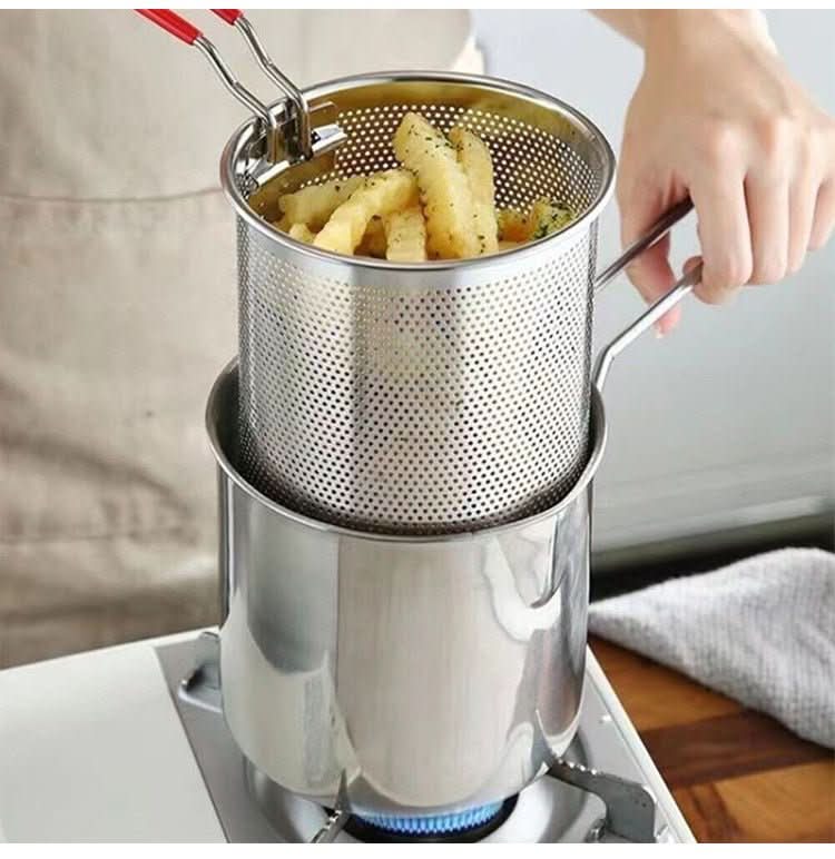 Snackpot – Stainless Steel Fryer for Crispy Snacks and Oil-Saving Cooking