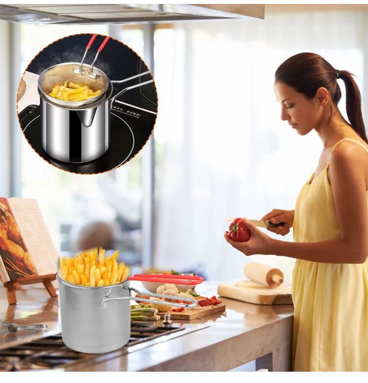 Snackpot – Stainless Steel Fryer for Crispy Snacks and Oil-Saving Cooking