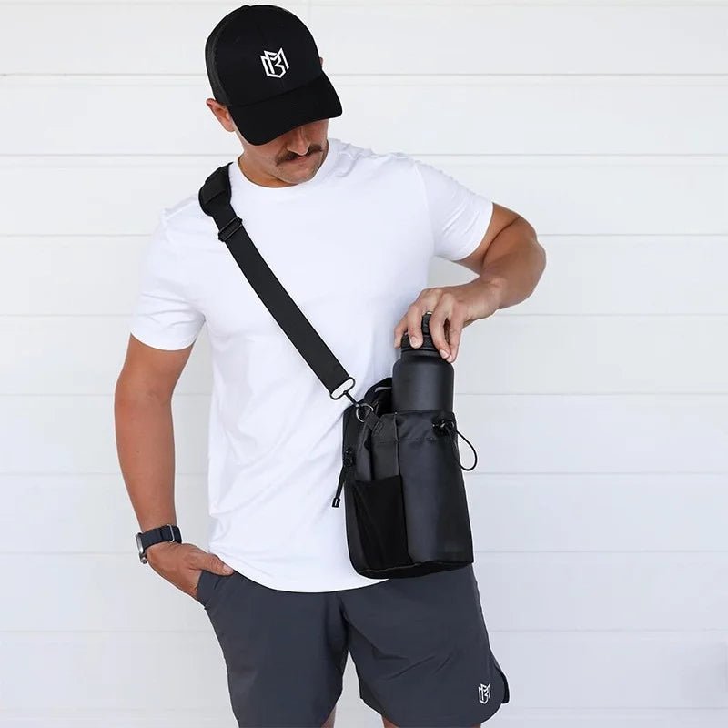 SNAPFLOW – Magnetic Hands-Free Fitness Water Bottle Bag
