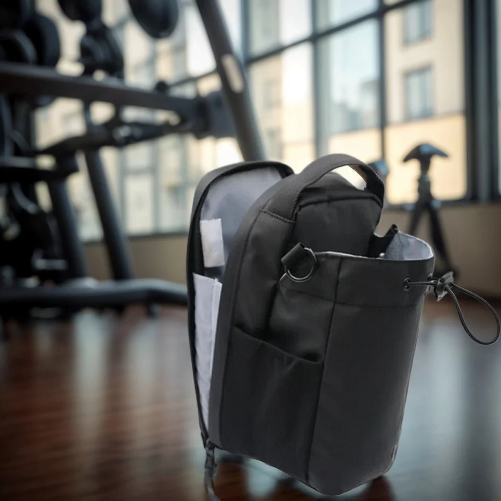 SNAPFLOW – Magnetic Hands-Free Fitness Water Bottle Bag