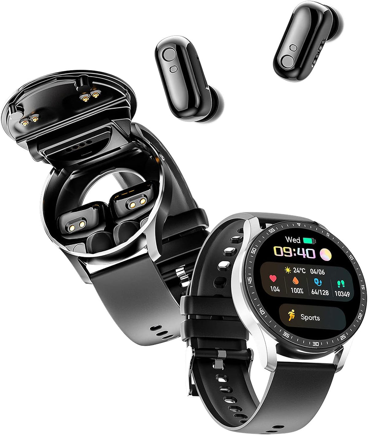 Warrior Tactical™ Pro Smartwatch w/ Earbuds