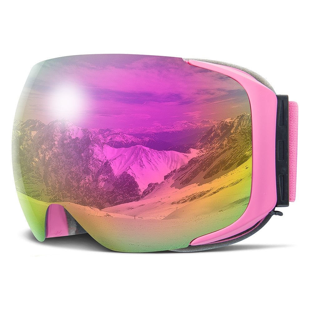 SNOWREFLECT – Premium Magnetic UV400 Anti-Fog Ski Goggles with Quick-Change Lenses