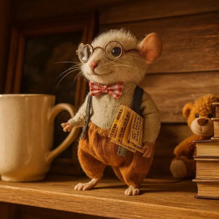 SNUGMICE – Handmade Felt Mouse Ornaments for Cozy Home Decor