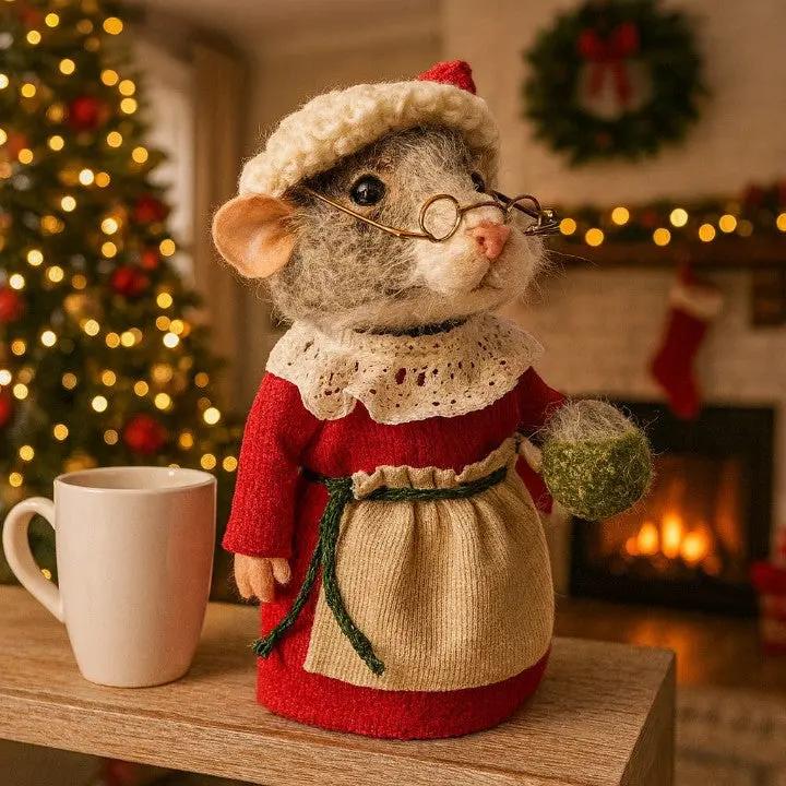 SNUGMICE – Handmade Felt Mouse Ornaments for Cozy Home Decor
