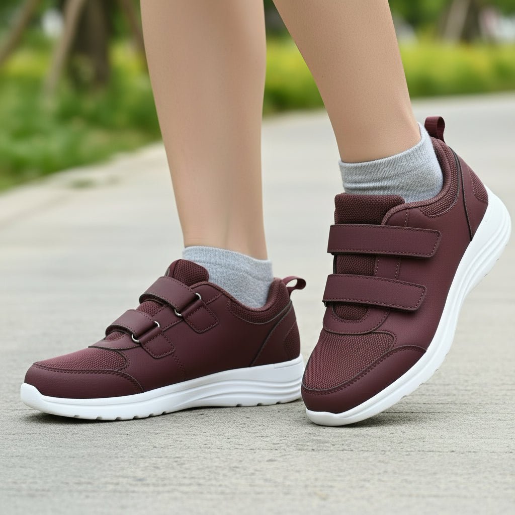 SOFTCARE – Women’s Lightweight Diabetic Walking Shoes with Adjustable Comfort Fit