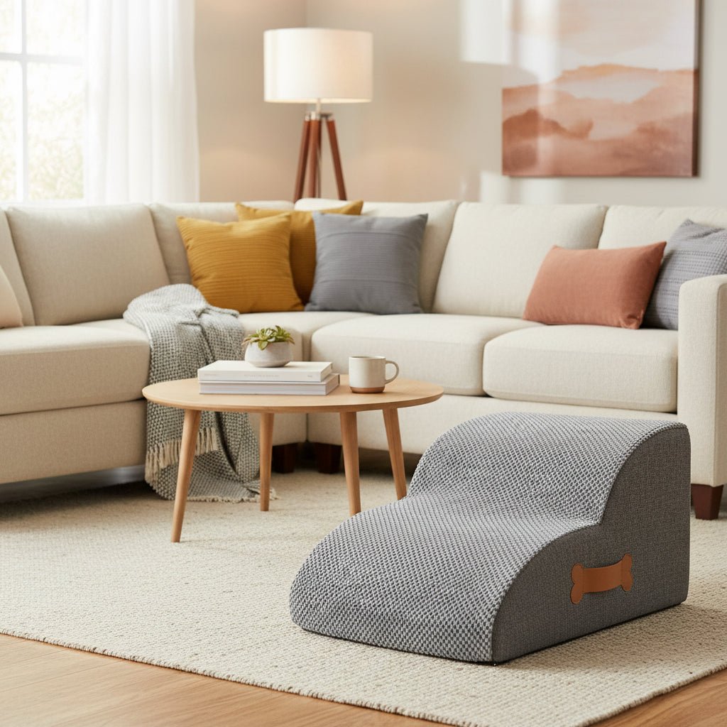 SOFTCLIMB – Soft Dog Stairs for Bed with Gentle Incline