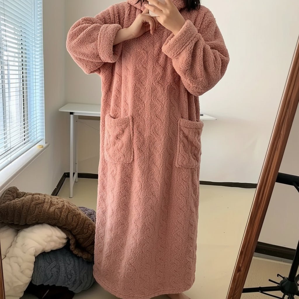SOFTEMBER – Cozy Winter Nightdress Crafted from Cotton Flannel