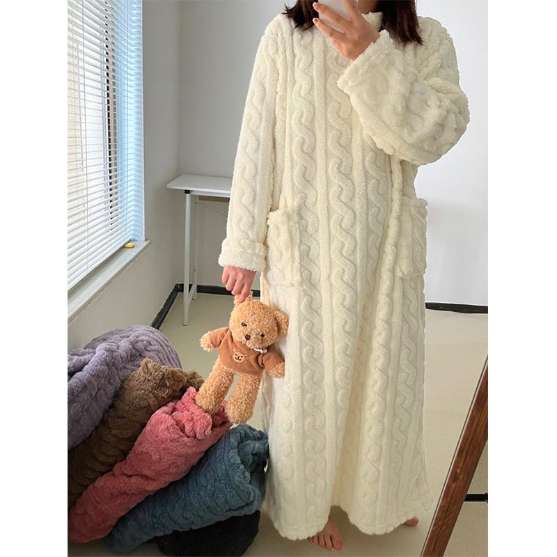 SOFTEMBER – Cozy Winter Nightdress Crafted from Cotton Flannel