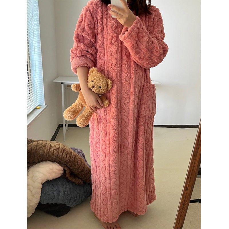 SOFTEMBER – Cozy Winter Nightdress Crafted from Cotton Flannel