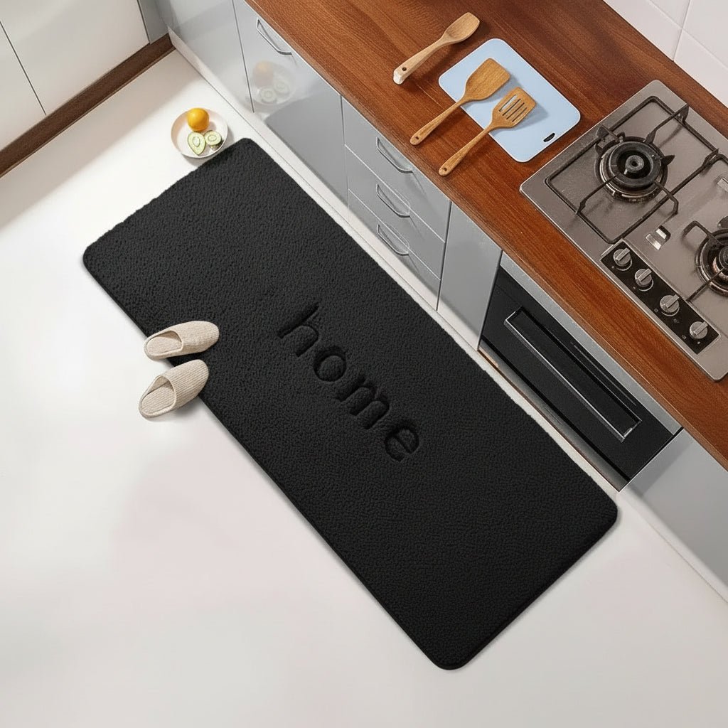 SOFTSTEP – Non-Slip Absorbent Flannel Mat for Everyday Home Use